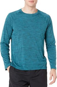 Women's Full Sleeve Quick Dry Polyester Rash Guard Teal Color Adult <b>Swim</b> <b>Top</b> - Product Image 5