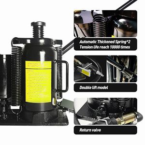 20 Ton/40000 LBS Air Jack idraulico da 10.23 20.07 pollici di sollevamento pompa manuale per Auto pick-up RV riparazione Auto - Product Image 1