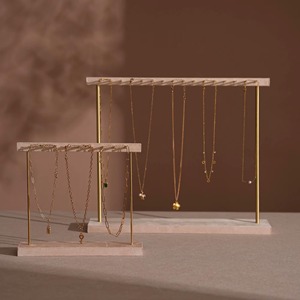 Luxury Metal Necklace Display Stand <b>For</b> Chains Pendants And Jewelry Organizer <b>Dressing</b> <b>Table</b> And Boutique Showcase From India - Product Image 4