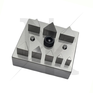 Cutter à disque triangulaire de haute qualité avec jeu de 8 poinçons de 6 mm à 20 mm, outils de fabrication de bijoux en acier inoxydable - Product Image 4