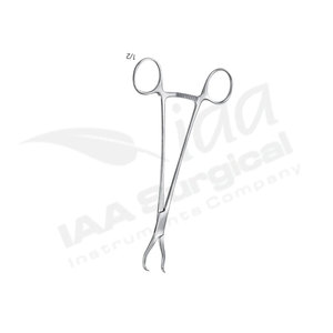 Pinza de sujeción ósea manual de acero inoxidable, instrumento quirúrgico ortopédico con bloqueo, certificado CE, fenestrado. - Product Image 3
