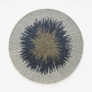 Set de table perlé fait main de style indien, économique et écologique, pour la table à manger à la maison, par Blossom Craft India - Product Image 1