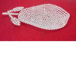 Silver-Finished <b>Crystal</b> <b>Ball</b> Candelabra Candle Holder for Wedding Parties-Handmade Metal <b>Crystal</b> Model 4580A Uttar Pradesh - Product Image 5