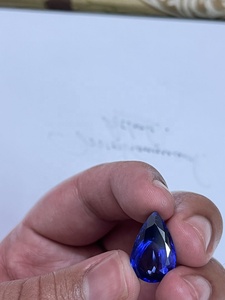 หินอัญมณีแทนซาเนตทรงลูกแพร์สีสวยและคุณภาพสูงสุดทำพลอยหลวม12.10 Cts เจียระไนโดย Sadiya International - Product Image 6