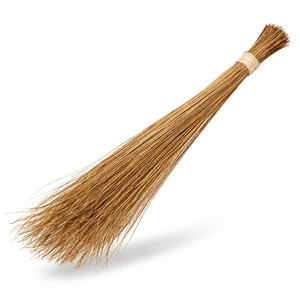 Escoba de jardín de madera de fresno con cerdas naturales al por mayor |   Artesanía de Moradabad - Product Image 1