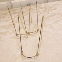 Support en laiton pour assiettes, taille personnalisée, prix abordable, fait main, idéal pour la table à manger, décoratif