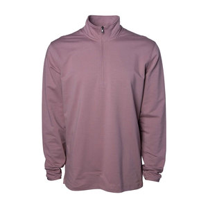 Men Knit Quarter Zip Pullover Warm Plain Black <b>Fleece</b> <b>Sweatshirt</b> Trendy Mock Neck Textured Quarter Zip Pullover <b>Sweatshirt</b> - Product Image 2