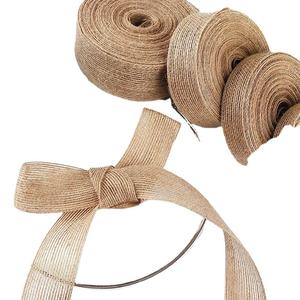 Rollo de Cinta de Yute – Cinta Decorativa de Fibra Natural Ecológica para Envolver Regalos, Manualidades, Bodas y Empaques al por Mayor - Product Image 1