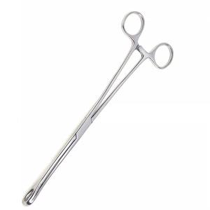 Pinzas de Esponja Foerster, Rectas, con Mordaza Serrada, 24 cm, Reutilizables, de Acero Inoxidable, Instrumento Quirúrgico para Cirugía General, BSI-10060 CE - Product Image 4