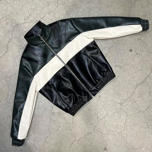 Nouvel Arrivage – Ensemble Survêtement Homme 2 Pièces en Cuir Hiver Haute Qualité, Lourd et Respirant pour la Course - Product Image 2