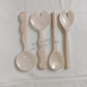 Tazón de Resina de Color Vainilla Hecho a Mano, Ecológico, de Grado Alimenticio, con Patrón en Espiral, Clásico para la Mesa de Cocina, para Frutas y Ensaladas - Product Image 5