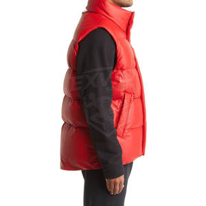 Chaqueta de burbujas sin mangas para hombre, transpirable y ecológica, con color y diseño personalizables, para invierno. - Product Image 3