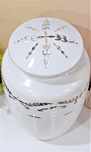 Vase en aluminium, pot de fleurs d'intérieur, support de plante artificielle, pièce de décoration de table en aluminium - Product Image 3