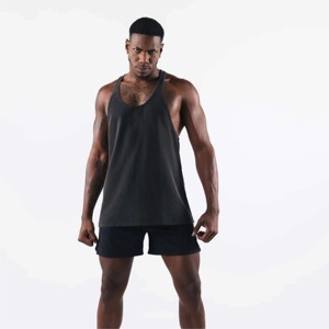 Quick Dry Breathable Knitted 100% Cotton Vintage Tank Top Sleeveless Workout Wear Men Wholesale Low Price - Product Image 6