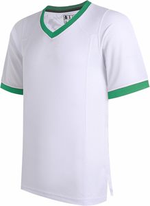 Chemise de baseball bleu marine à manches courtes, couleur unie, style sportif décontracté, vêtement d'été respirant en tissu polyester, col marin - Product Image 2