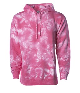 Sudadera con capucha oversize tie-dye para hombre, de algodón y felpa, estilo casual urbano, holgada, de manga larga y cálida. - Product Image 6