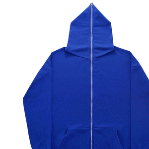 Sweat-shirt à capuche entièrement zippé 400 GSM, impression en relief, coupe classique, respirant, séchage rapide, streetwear d'hiver - Product Image 6