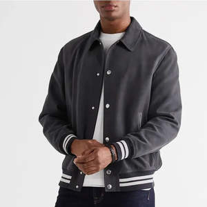 Chaqueta Cortavientos Deportiva de Nylon con Capucha, Camuflaje, Transpirable, Personalizable con Logotipo OEM, Estilo Bomber Universitario para Otoño - Product Image 3