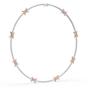 Collar con Diamante Cultivado en Laboratorio de Corte Brillante Redondo de 7.10 Quilates, D-F VS-VVS, Estilo Único y Ligero, Joyería Fina - Product Image 6