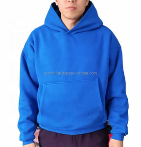 Sweat-shirt épais et confortable avec intérieur doux pour le temps froid, design ample idéal pour les voyages d'hiver, le streetwear et le style quotidien - Product Image 2