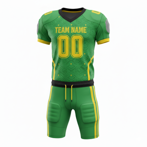 Conjunto de Uniforme de Fútbol Americano Personalizado para Hombre, Impresión por Transferencia de Calor, Transpirable, 100% Poliéster, Pantalones de Jersey, Antibacteriano, Anti-UV - Product Image 6