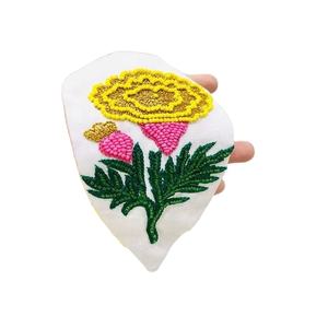 Luxury Seed Beaded Hand Embroidered Floral Multi Color Cocktail Hair Accessories Women Seed Beaded Headbands Sequin <b>Hairbands</b> - Product Image 1