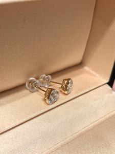 ต่างหูเพชรทรงหัวใจสำหรับคนรัก ดีไซน์ทันสมัย ทองคำ 14K น้ำหนัก 0.51 กะรัต เพชรเพาะเลี้ยงในห้องปฏิบัติการ เหมาะสำหรับเป็นของขวัญขอแต่งงานสำหรับคู่รัก - Product Image 6