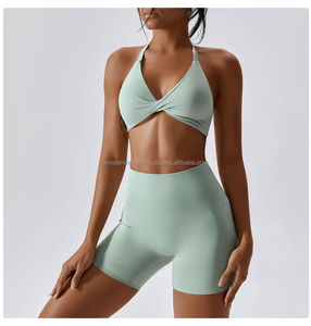 2024 2025 nouveau respirant femmes en plein air sans couture sport soutien-gorge broderie personnalisée vêtements de sport blanc Yoga soutien-gorge personnalisable - Product Image 2