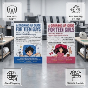 Guía de crecimiento para adolescentes, juego de cuadernos de composición para chicos y chicas, cubierta de papel impreso, cuadernos de regalo con encuadernación cosida - Product Image 6