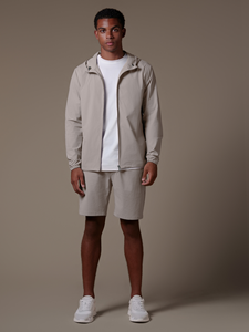 <b>Men's</b> Custom Lightweight Hooded Windbreaker <b>Set</b> with <b>Hoodie</b> <b>and</b> <b>Shorts</b> Outdoor Running Sportswear Casual Two Piece Tracksuit <b>Set</b> - Product Image 5