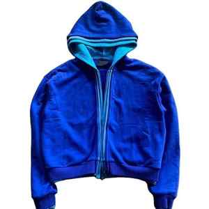 Sweat à capuche d'hiver double couche pour homme sur mesure |   Usine professionnelle OEM ODM |   Sweat-shirt en polaire de haute qualité avec logo personnalisé - Product Image 5