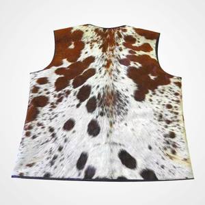 Chaleco de Cuero Genuino de Vaca de Alta Calidad 2026, Chaleco de Cuero Transpirable para Hombre, Diseño Personalizado - Product Image 3