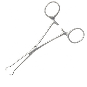 Pinces de réduction osseuse chirurgicales BK Industries, argentées, manuelles, instrument dentaire de classe I, certifiées CE, avec poignée moletée - Product Image 1