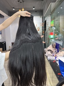 Extensions de cheveux humains vietnamiens naturels droits à double tirage 100% cheveux humains tissés à cuticules alignés meilleur prix pour les femmes noires - Product Image 2