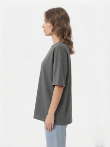 T-shirt décontracté à manches courtes pour femme, coupe ample, style sport et course, idéal pour l'été, 180 g/m² - Product Image 4