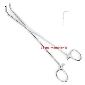 คีมจับเนื้อเยื่อแบบฟิโนชิเอตโต ยี่ห้อ BISONS ขนาด 24 ซม. ผลิตจากสแตนเลสสตีล สำหรับการผ่าตัด ใช้ซ้ำได้ เหมาะสำหรับโรงพยาบาลและคลินิก - Product Image 1