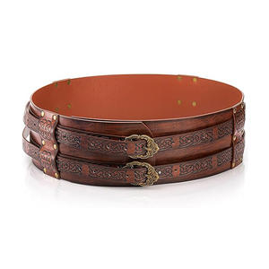 Cinturones de Cuero Resistentes y de Alta Calidad para Hombre, Modelo Warrior, Ligeros, con Doble Hebilla, Proveedor Mayorista - Product Image 1