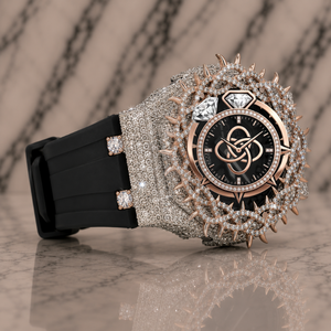 Reloj de Pulsera de Lujo Premium para Hombre, de Acero Inoxidable, Estilo Hip Hop, con Diamantes de Moissanita Antiguos, Correa de 20 mm, Movimiento de Cuarzo, Pantalla Analógica - Product Image 2