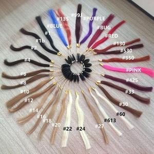 Anillos de Muestras de Color Balayage para Cabello Remy, Novedad 2023, Muchos Colores, Extensiones de Cabello Vietnamitas para Salón - Product Image 4