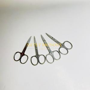 Ciseaux à cheveux professionnels miniatures en acier inoxydable à pointe argentée avec poignée personnalisable, couleur logo sur mesure, pour salon, pour droitiers - Product Image 6