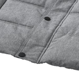 Veste matelassée à capuche unisexe personnalisée en softshell, coupe régulière, streetwear d'hiver, coupe-vent, style décontracté pour homme - Product Image 3