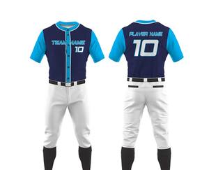 Uniforme de béisbol transpirable para hombre, muy vendido, totalmente personalizable, cómodo, antiarrugas, con material duradero. - Product Image 2