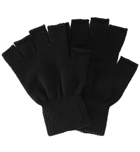 Gants en coton tricoté 10G à doigts coupés, d'épaisseur moyenne, pour l'inspection électronique, la manipulation de précision, réutilisables, protection au travail - Product Image 1