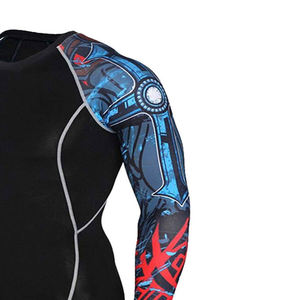 <b>Compression</b> Wear Set <b>for</b> <b>Men</b> Lightweight Stretch Performance Sportswear Quick Dry Breathable Gym Fitness Running Training - Product Image 6