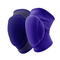 Genouillères de danse en Spandex et Nylon, épaisses, respirantes, antidérapantes, avec logo personnalisé, pour hommes et femmes, protection douce pour les genoux