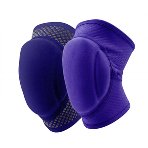 Genouillères de danse en Spandex et Nylon, épaisses, respirantes, antidérapantes, avec logo personnalisé, pour hommes et femmes, protection douce - Product Image 2