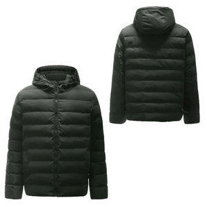 Pakistan Manufacture Winter Resistant <b>Packable</b> Lightweight Hooded Puffer <b>Jacket</b> Custom Plus Size Men Puffer <b>Jacket</b> - Product Image 1