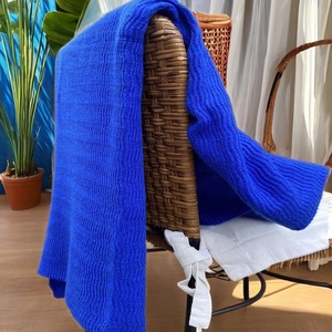 Luxury Women's Winter <b>Oversized</b> Herringbone Wool Wrap Shawl Super Soft Custom Logo Travel <b>Scarf</b> Cashmere/Pashmina Custom Design - Product Image 2