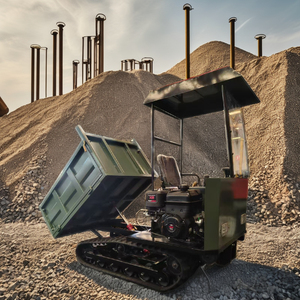 Dumper Mini traktor pembawa jejak kecil mendaki merayap dengan muatan Dumper truk <span class=keywords><strong>Crawler</strong></span> Orchard taman Dumper Transporter - Product Image 3