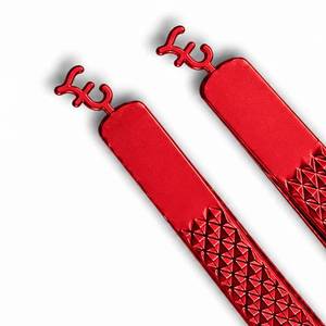 Pinzas de Precisión Rojas para Pestañas, de Acero Inoxidable con Punta Suave para Aplicación de Pestañas - Product Image 2